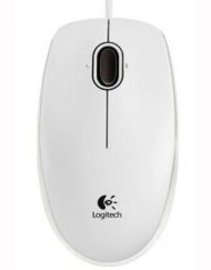 Оптична мишка Logitech optical mouse B100 USB, 3 but, Бяла - LOGITECH-MOUSE-B100W