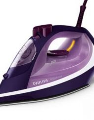 Парна Ютия Philips Steam, 45 г/мин, 180 г парен удар, 2600 W, Керамична гладеща повърхност, Лилава, GC3584/30