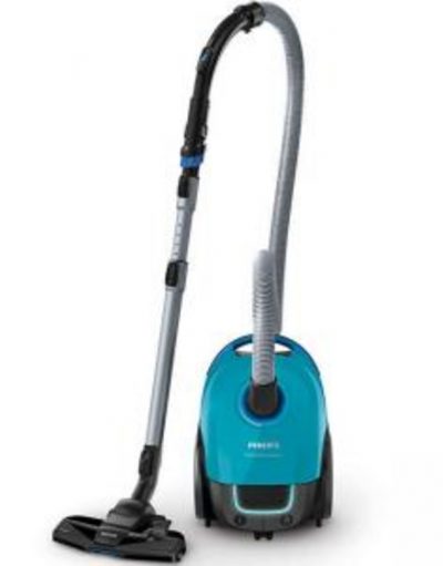 Прахосмукачка Philips с торбичка Performer Compact, Технология AirflowMax, Накрайник TriActive, Накрайник за твърди подови повърхности, FC8379/09