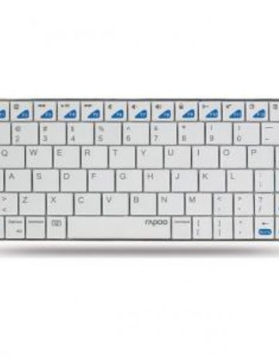 RAPOO E6300 White Блутут ултра тънка клавиатура за iPad/iPhone - RAPOO-11113