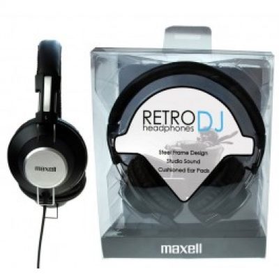 Слушалки Maxell Retro DJ Black