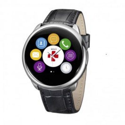 Смарт часовник MyKronoz ZeRound Premium Black leather