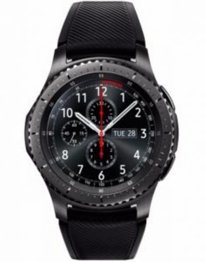 Смарт часовник Samsung GALAXY Gear S3 Frontier, Черен, SM-R760NDAABGL