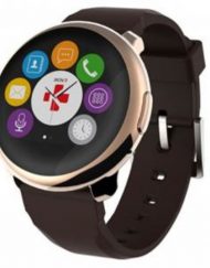 Смартчасовник MyKronoz Smartwatch ZeRound, pink gold/ brown, KRON-ZEROUND-GOLD
