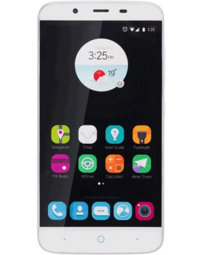 Smartphone ZTE Blade А310 LTE Dual SIM 5.0" IPS FWVGA (854 x 480) / Qualcomm Quad-Core 1.3GHz / 8GB Memory / 1GB RAM / Camera 8.0 MP+Flash & AF/2MP / Bluetooth 4.0 / WiFi 802.11 b/g/n / GPS / Battery Li-Ion 2200 mAh / Android 6.0 / White