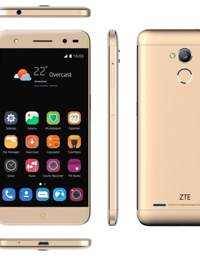 Smartphone ZTE Blade V7 Lite 2 LTE Dual SIM 5.0" IPS HD (1280 x 720) / Cortex-A53 Quad-Core 1.0GHz / 16GB Memory / 2GB RAM / Camera 13.0 MP+Flash & AF/5MP / Bluetooth 4.0 / WiFi 802.11 b/g/n / GPS / Battery Li-Ion 2500 mAh / Android 6.0 / Gold
