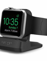 Spigen Watch Stand S350 - стабилна поставка за Apple Watch 42 и 38 mm (черен)