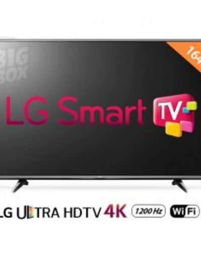 Телевизор LG 65 инча, 4K Ultra HD TV с технология HDR Pro и webOS 3.0 65UH6157