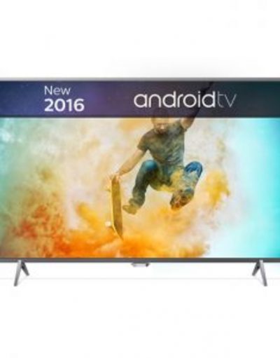 Телевизор Philips 55 инча UHD TV, DVB-T2/C/S, Android, Ambilight 2, Pixel Plus UHD/55PUS6401/12