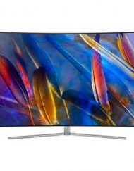 Телевизор Samsung 49Q7CAM, 49 инча, 4K QLED CURVED, SMART, 3200 PQI, Quad-Core, Wireless, Сребрист, QE49Q7CAMTXXH_920-007145