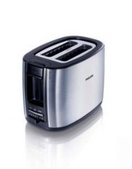 Тостер Philips 2 slot metal 2 function, Brushed metal Wide slot HD2628/20