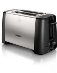 Тостер Philips Daily Collection 2 slot Compact Black, metal HD4825/90
