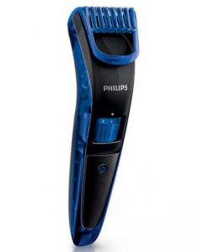 Тример Philips за подстригване на брада, Series 3000, Stainless steel, 45mins cordless QT4002/15