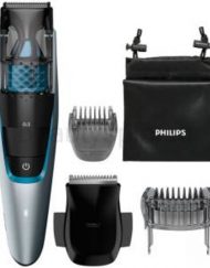 Тример за брада с вакуум Philips series 7000, 0,5 мм прецизни настройки, Метални ножчета, BT7210/15