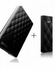 Външен диск Silicon Power Diamond D06 1TB 2.5" + флашка Blaze B20 8GB