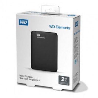 Външен диск Western Digital  Elements Black 2TB USB 3.0
