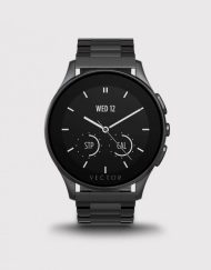 Vector Luna Smartwatch Steel with Steel Bracelet - луксозен Bluetooth тъч часовник за iOS и Android смартфони (стоманена верижка)