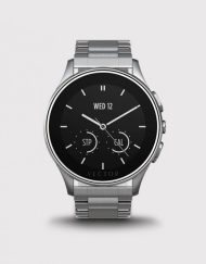 Vector Luna Smartwatch Steel with Steel Bracelet - луксозен Bluetooth тъч часовник за iOS и Android смартфони (стоманена верижка)