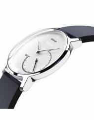 Withings Activite Steel - луксозен швейцарски умен часовник, следящ дневната и нощната ви физическа активност (черен-бял)
