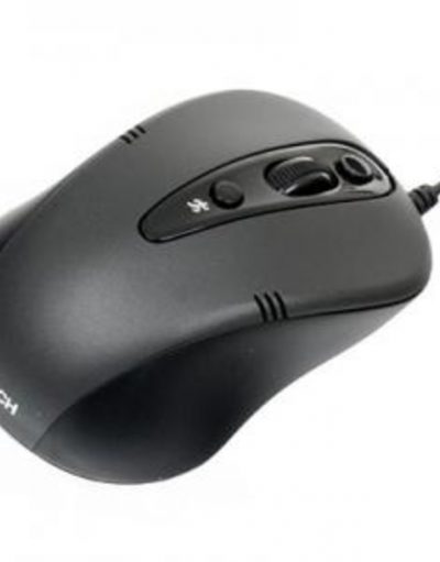 Жична мишка A4tech N-370FX-1, V-Track PADLESS Жична мишка,черна, USB - A4-MOUSE-N-370FX-1