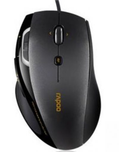 Жична оптична мишка, Черен цвят, RAPOO N6200