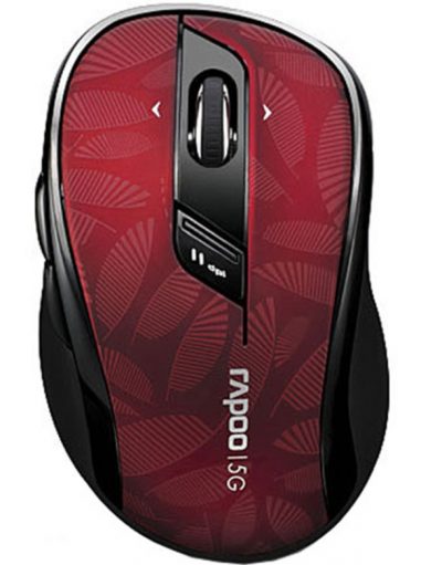 Безжична оптична мишка RAPOO 7100P, 5.8Ghz, Червена, RAPOO-10830