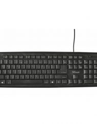 Клавиатура TRUST Ziva Keyboard, USB, Черен цвят, 22003