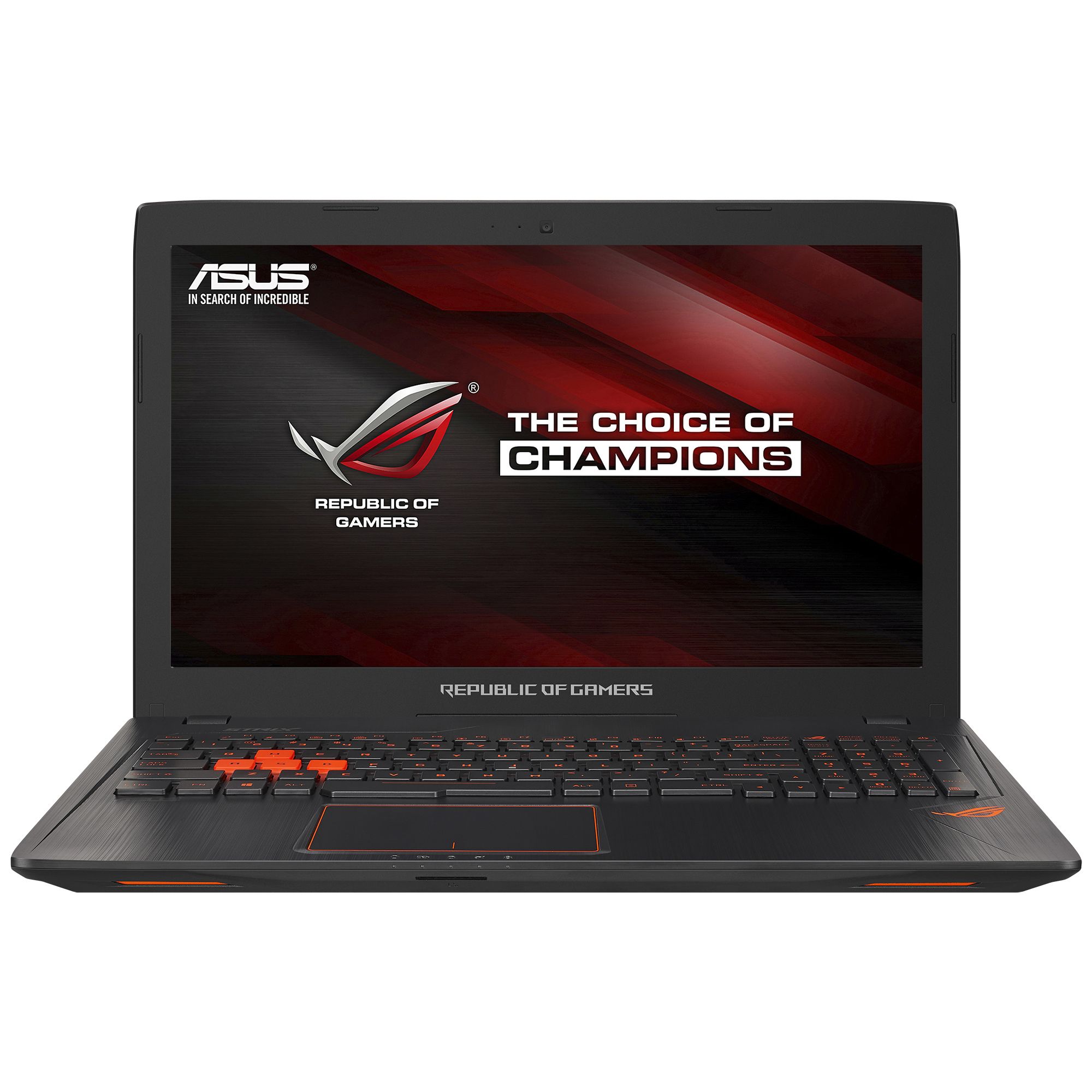 Лаптоп Gaming ASUS ROG GL553VD-FY009 с процесор Intel Core i7-7700HQ 2.80GHz