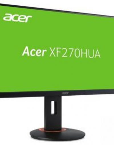 Монитор Acer XF270HUAbmiidprzx, 27 Wide, IPS Anti-Glare, ZeroFrame, FreeSync, 144Hz, 4ms, 100M:1, 350 cd/m2, 2560x1440 WQHD, 100% sRGB, UM.HX0EE.A01