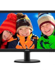 Монитор Philips 243V5LHAB5, 23.6 инча, LED TN, Anti-Glare, 243V5LHAB5/00