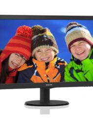 Монитор Philips 243V5LHSB5, 23.6 инча, LED TN, 1920x1080, 5ms, 243V5LHSB5/00