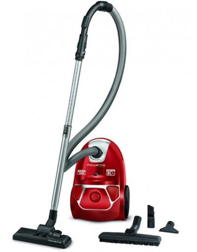 Прахосмукачка с торба Rowenta Compact Power parquet, 750 W, Телескопична тръба, RO3953EA