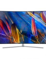 Телевизор Samsung 65Q7CAM, 65 инча, 4K QLED CURVED, SMART, 3200 PQI, Quad-Core, Wireless, Сребрист, QE65Q7CAMTXXH