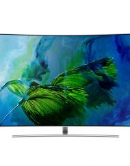 Телевизор Samsung 65Q8CAM, 65 инча, 4K QLED CURVED, SMART, Quad-Core, Wireless, Сребрист, QE65Q8CAMTXXH