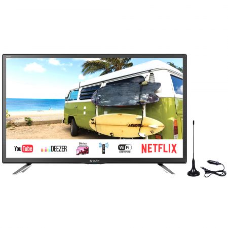 Телевизор LED Smart Sharp, 24`` (60 cм), LC-24CFG6132EM, Full HD
