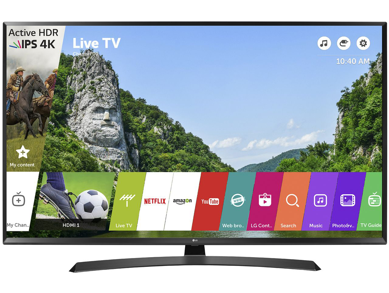 Телевизор LED Smart LG, 55`` (139 cм), 55UJ635V, 4K Ultra HD