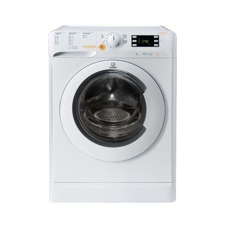 Пералня със сушилня Indesit Innex XWDE 861480X, 1400 об/мин, Капацитет изпиране/сушене 8/6 кг, Клас А, 16 Програми , Бял