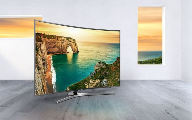 Телевизор LED Smart Samsung, 49`` (123 cм), Извит, 49MU6502, 4K Ultra HD