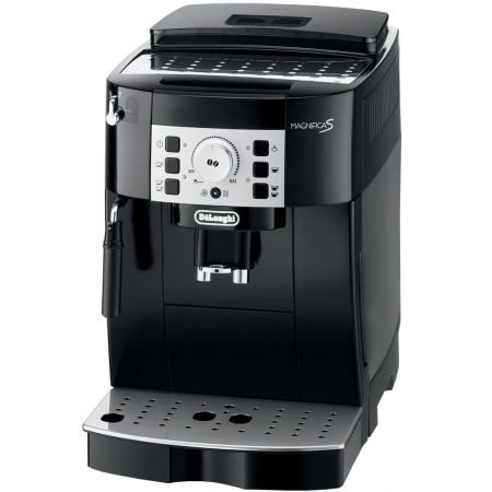 Еспресо машина DeLonghi Magnifica S ECAM 22.110B, Автоматична, Устройство за пяна, Функция Cappuccino, Мелачка, Самопочистване, 15 бара, 1.8 л, Черен