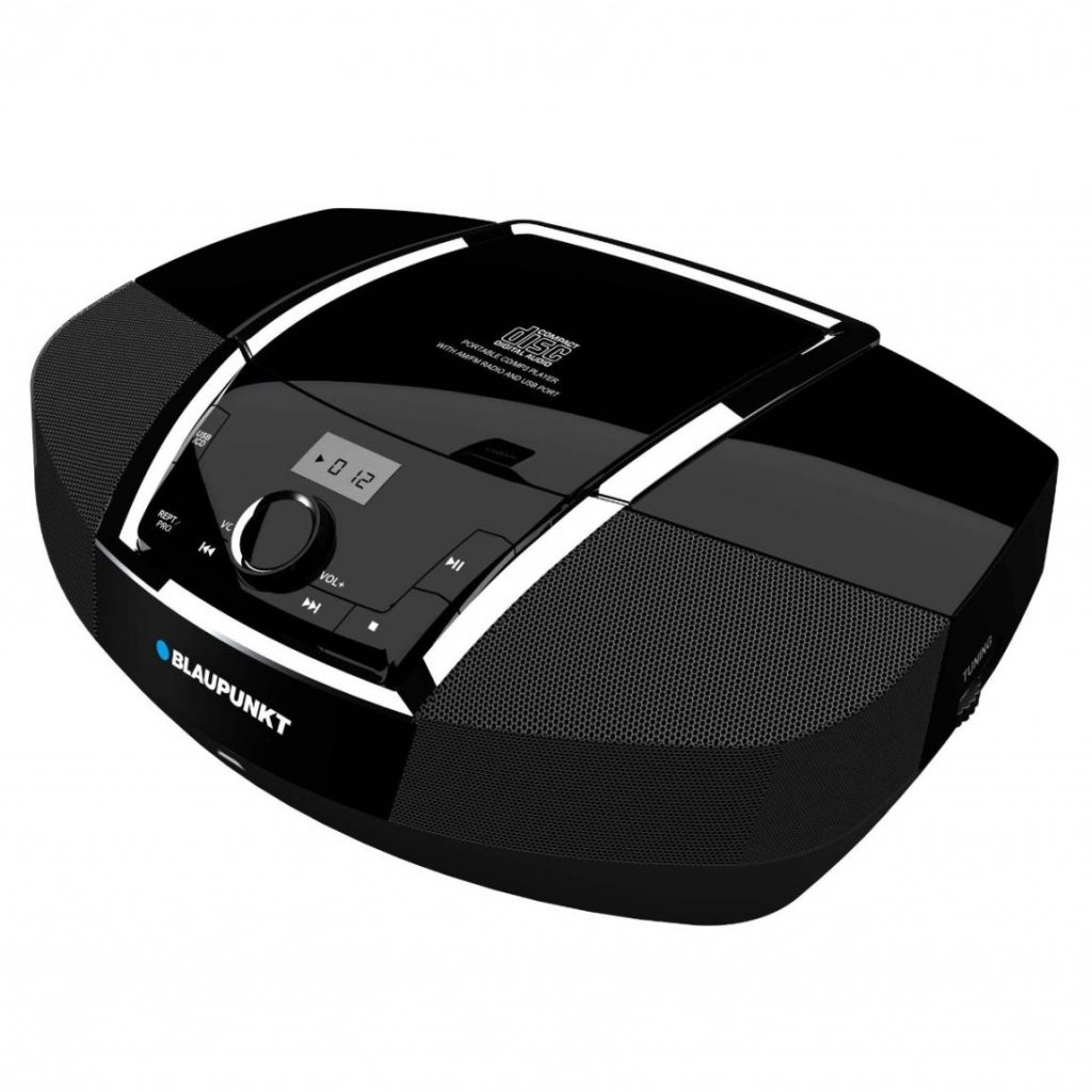 Аудио микросистема Blaupunkt Boombоx BB12BK, CD Player, Тунер FM, USB, 2X2W, Черна