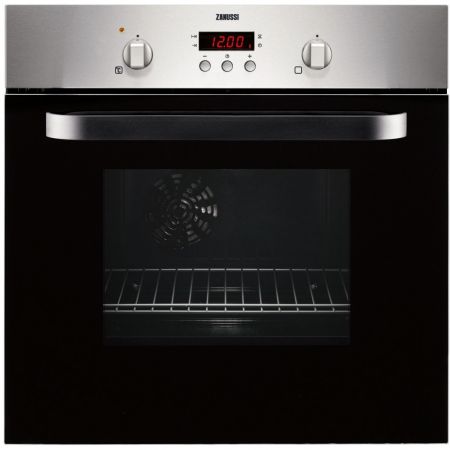 Фурна за вграждане Zanussi ZOB442X, Електрическа, 60 л, 3 функции, Функция Grill, Клас A, Inox