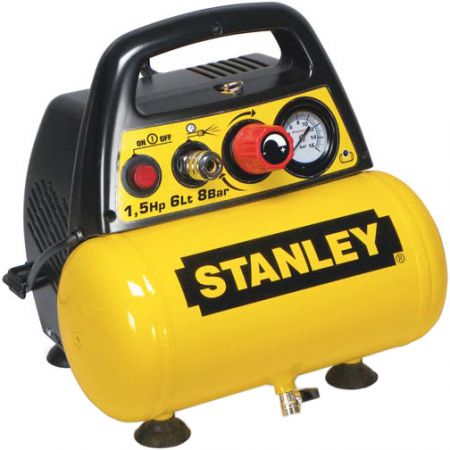 Компресор Stanley DN200, 6 л, 1.5 кс, 8 Бара