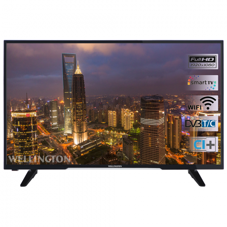 Телевизор LED Smart Wellington, 24" (61 cм), 24HD279, HD