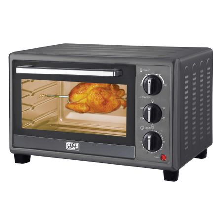 Електрическа фурна Star-Light CER-4818, 1800W, 230 градуса, 48 л, Конвекция, Грил, Таймер, Светлина, Черна