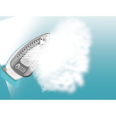 Ютия Tefal Ultragliss FV4493, Плоча Ultragliss Diffusion, 2300 W, 0.27 л, 120 гр/мин, Бяла/Тюркоаз Ютия Tefal Ultragliss FV4493, Плоча Ultragliss Diffusion, 2300 W, 0.27 л, 120 гр/мин, Бяла/Тюркоаз