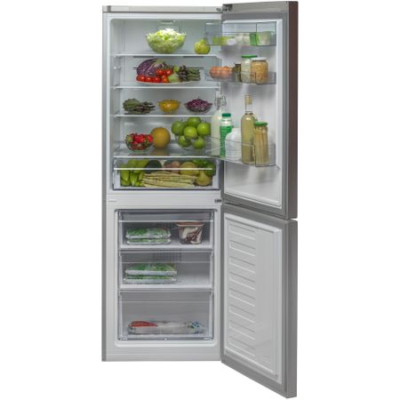 Хладилник с фризер Beko RCNA340K20XP, 302 л, Клас A+, NeoFrost, H 175.4 см, Инокс против отпечатъци