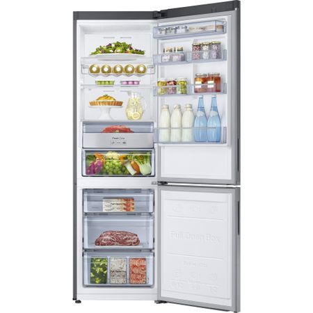 Хладилник с фризер Samsung RB34K6032SS/EF, 344 л, Clasa A++, Full No Frost, Power Cool, Power Freeze, Compresor Digital Invertor, Display, H 191 см 