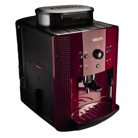 Еспресо машина Krups Espresseria Automatic EA8107, 1400W, 15 бара, 1.7 л, Червена