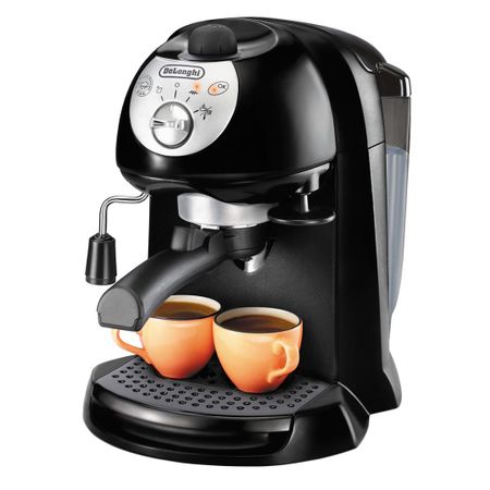 Еспресо машина с помпа Delonghi EC201B, 1050 W, 15 бара, Автоматично изключване, Черна