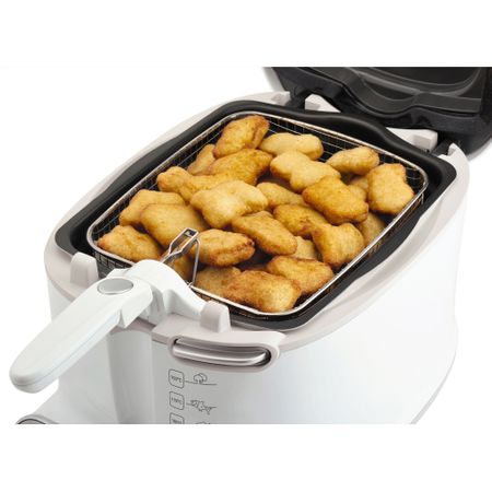 Фритюрник Tefal Uno Fryer FF123130, 1600 W, 1 кг, 1.6 л, Бял